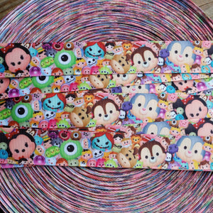 7/8" Mickey and Friends Printed Grosgrain Ribbon