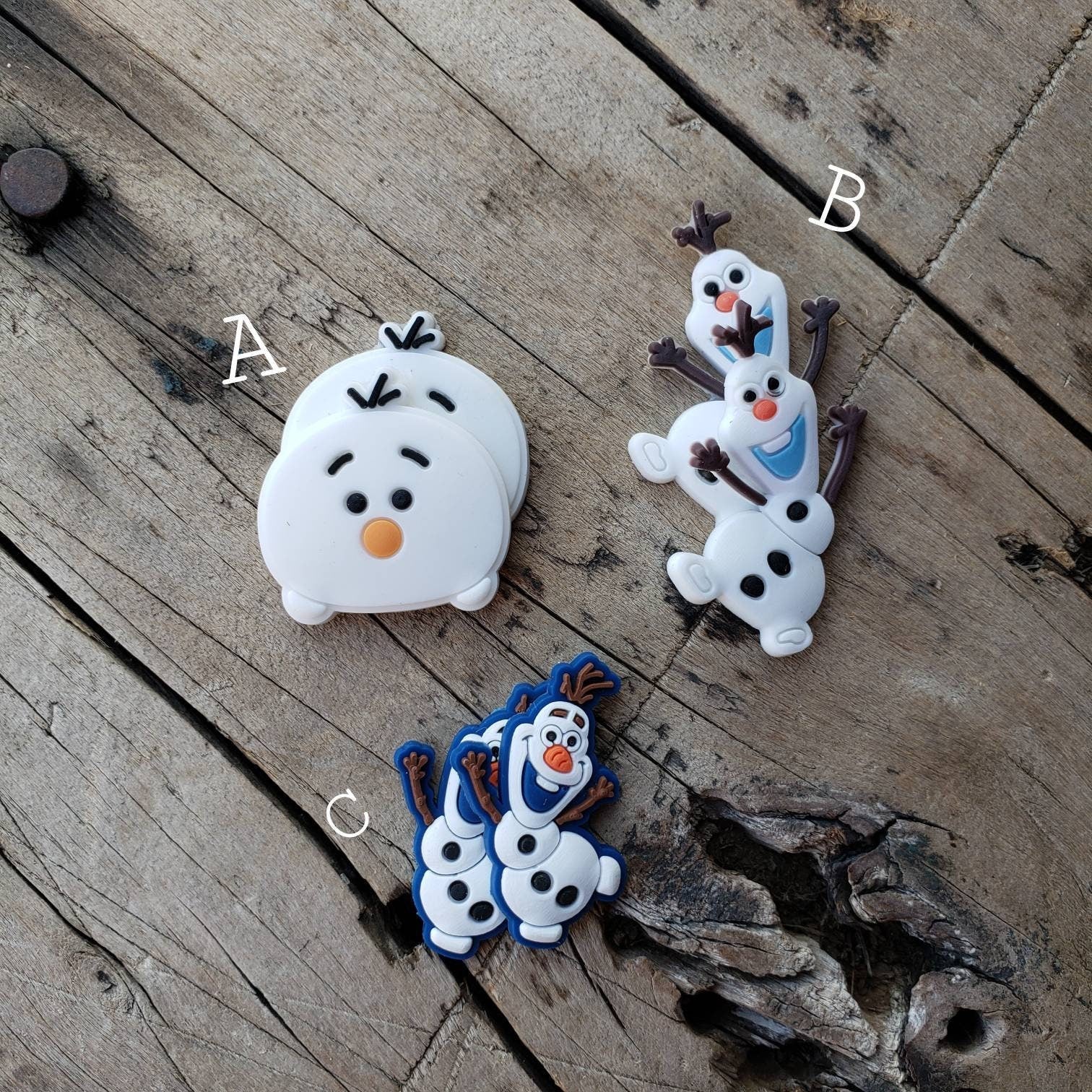 2pc Olaf Soft PVC Resin