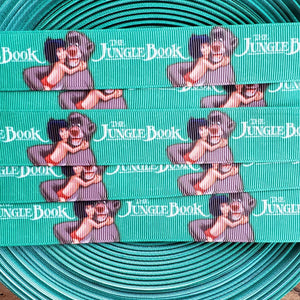 1" Jungle Book Printed Grosgrain Ribbon