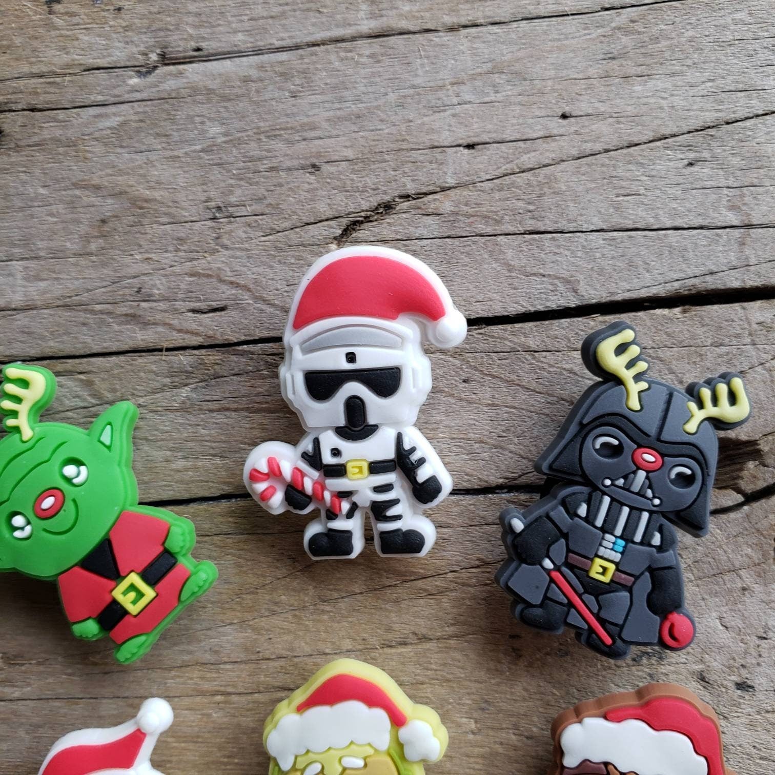 6pc Star Wars Christmas Shoe Charms