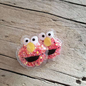 2pc Transparent Elmo Sequins Shaker