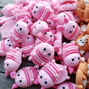 5pc Tigger & Piglet Resin Flatback Cabochon