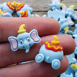 10pc Resin Dumbo Flatback Cabochon