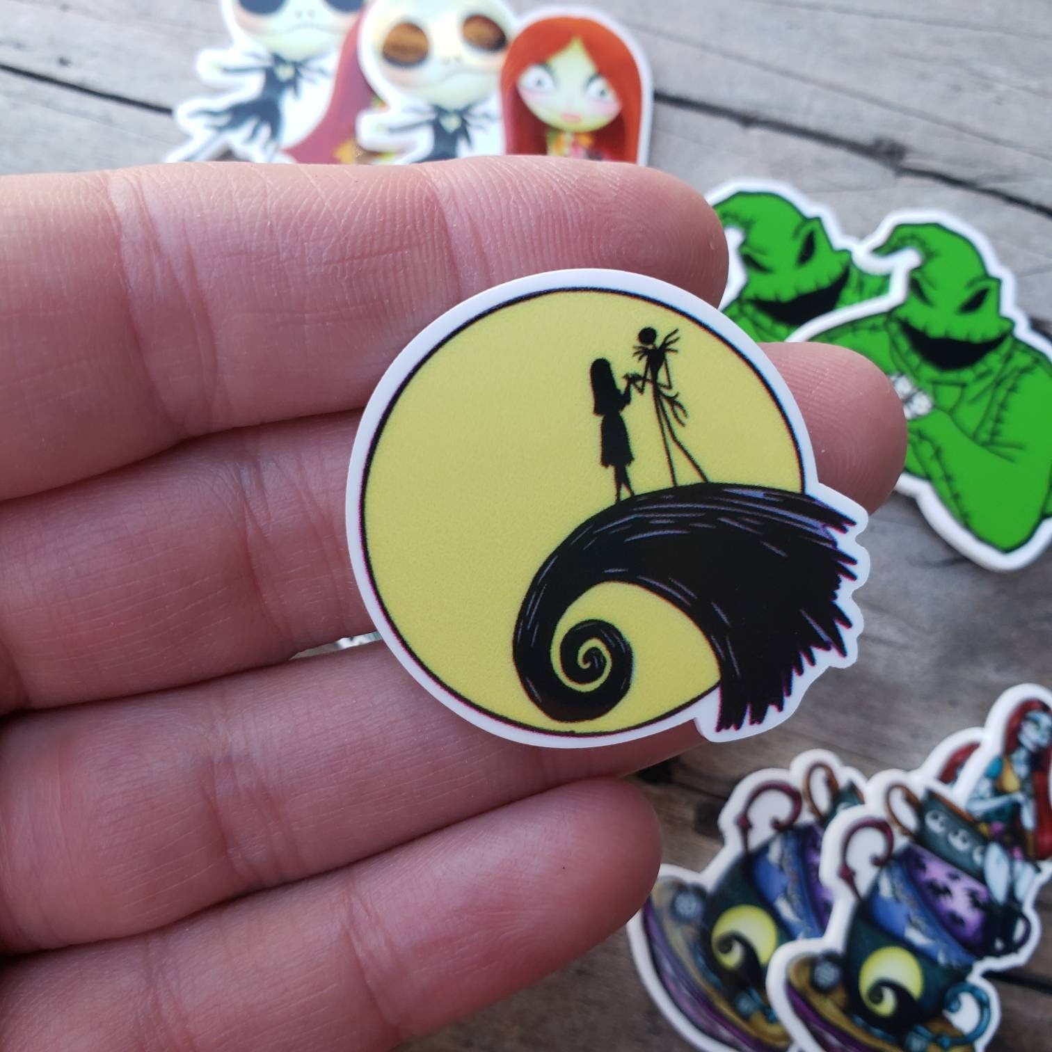 2pc Nightmare Before Christmas Planar Resin