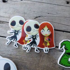 2pc Nightmare Before Christmas Planar Resin